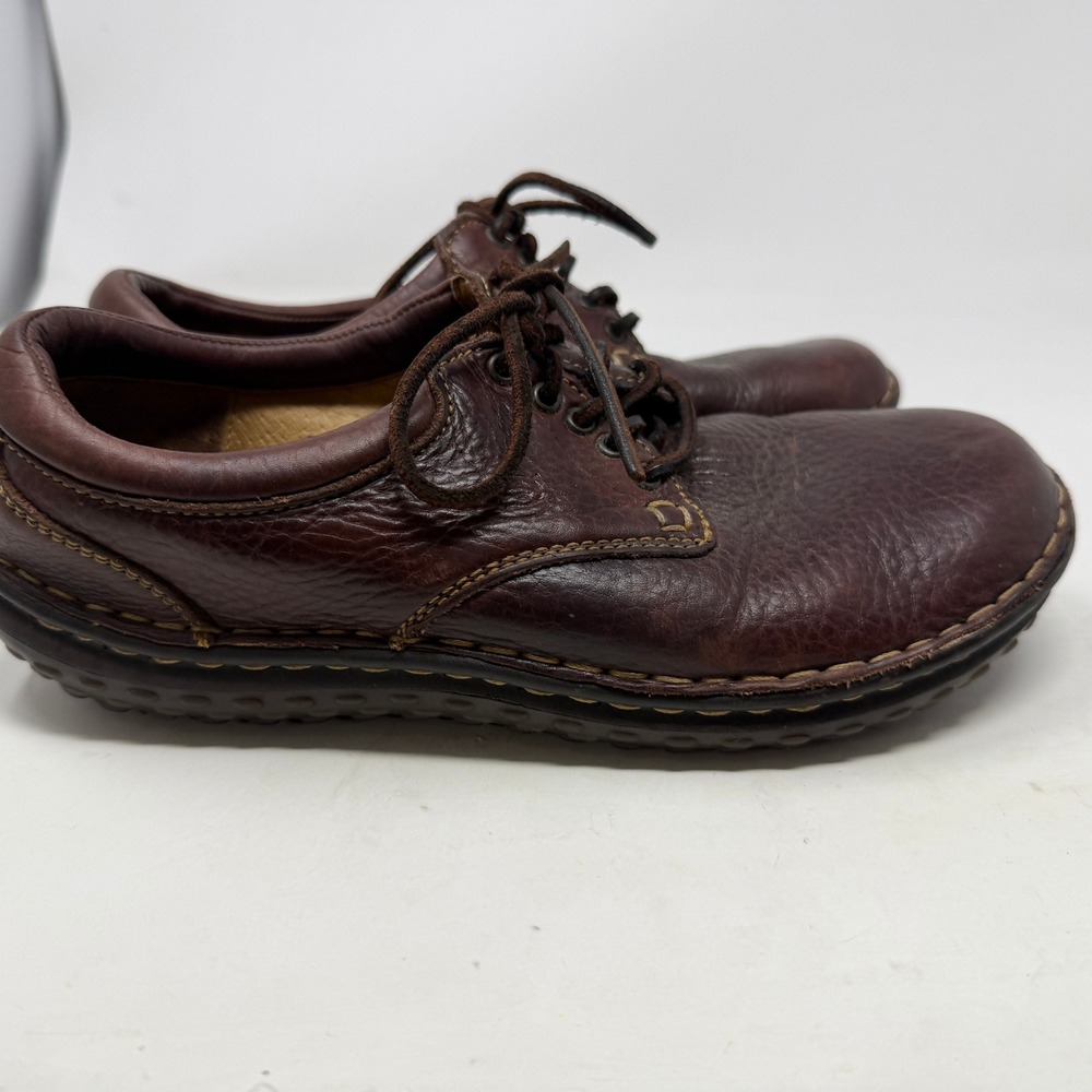 Born Oxford Shoes Womens 7.5 W6540 Brown Leather Lace Up Casual EUC - Picture 5 of 9